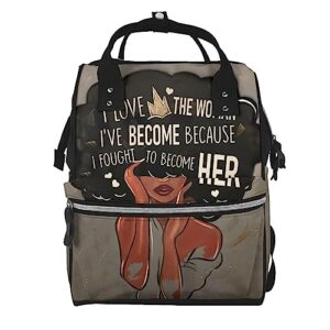 galirvc african art woman backpack multifunction laptop bag large capacity bookbag for women girl school travel