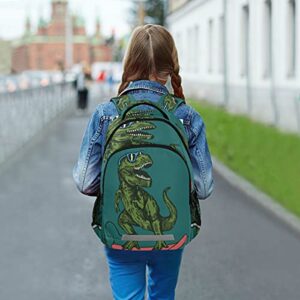 Backpack Bookbag School Bag Skateboard Dinosaur Travel Bag for Girls Boys Teen