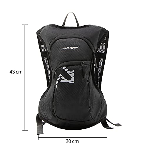 EULANT Small Lightweight Backpack for Hiking/Cycling/Walking/Running/Skiing/Biking/Short Trip/Camping, Waterproof Daypack Backpack, 14L Hydration Pack Rucksack for Women Men