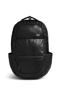 speck products transfer pro 26l universal backpack, fits most 15-inch laptops, plus tablet sleeve, black/black