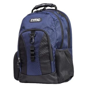 rtic summit laptop backpack, navy& black medium