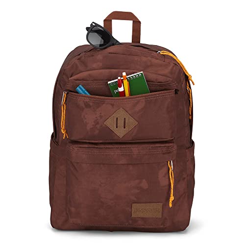 JanSport JS0A4NV392M Double Break Fx Brown Patina Eroded Ripstop