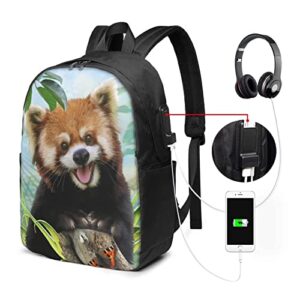 ICOMON red panda Backpack Boys/Girls School Computer Backpacks Book Bag Travel Hiking Camping Daypack