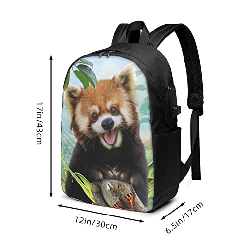 ICOMON red panda Backpack Boys/Girls School Computer Backpacks Book Bag Travel Hiking Camping Daypack