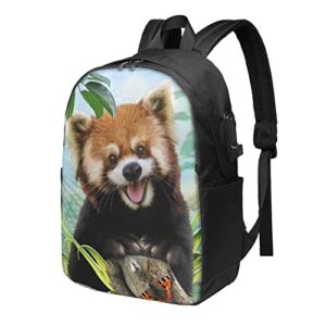 ICOMON red panda Backpack Boys/Girls School Computer Backpacks Book Bag Travel Hiking Camping Daypack