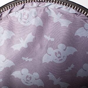 LOUNGEFLY X LASR Exclusive Disney Totally Batty Mickey Bat AOP Mini Backpack