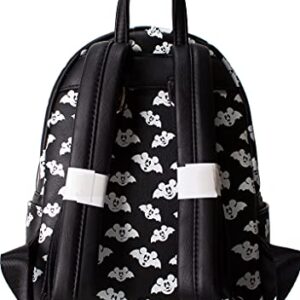 LOUNGEFLY X LASR Exclusive Disney Totally Batty Mickey Bat AOP Mini Backpack