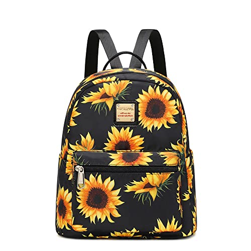 Cusangel Small Backpack Purse, Mini Backpack Purse for Women Girls, Sunflower Backpack for Mothers Day Birthday Gifts