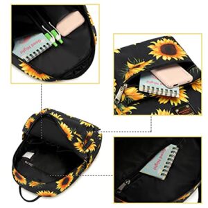 Cusangel Small Backpack Purse, Mini Backpack Purse for Women Girls, Sunflower Backpack for Mothers Day Birthday Gifts