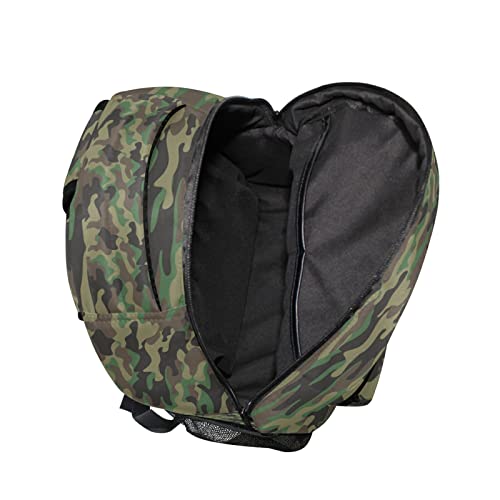 AUUXVA Military Camo Camouflage School Backpack for Kids Boys,Cool Army Laptop Backpack Student College School Bag Bookbag for Primary Junior High School, Casual Travel Camping Hiking Daypack