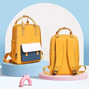 Yeerovan Preschool Backpack Kindergarten Little Toddler School Backpacks for Boys and Girls with portable-(015/Yellow)