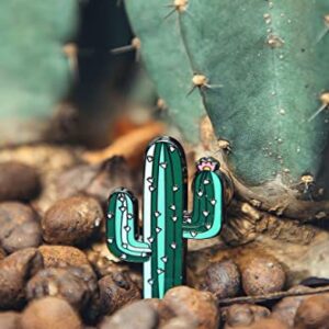 Gootium Canvas Backpack x Cactus Enamel Pin