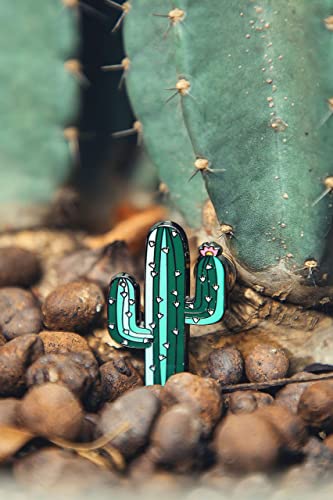 Gootium Canvas Backpack x Cactus Enamel Pin