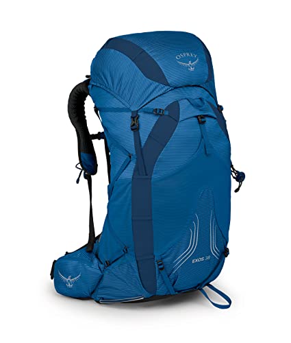 Osprey Exos 38L Men's Ultralight Backpacking Backpack, Tungsten Grey, Large/X-Large