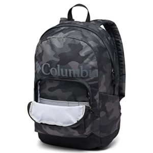 Columbia Unisex Zigzag 22L Backpack, Black Trad Camo, One Size