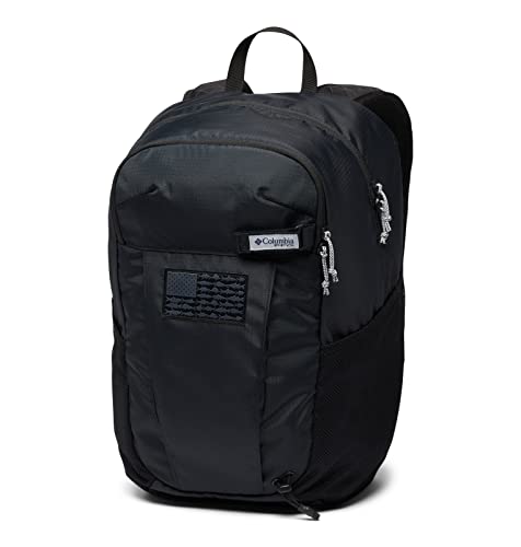 Columbia Unisex PFG Terminal Tackle 28L Backpack, Black/Fish Flag, One Size