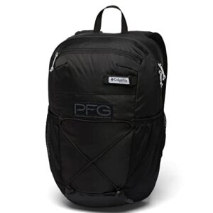 Columbia Unisex PFG Terminal Tackle 22L Backpack, Black/Hooks, One Size