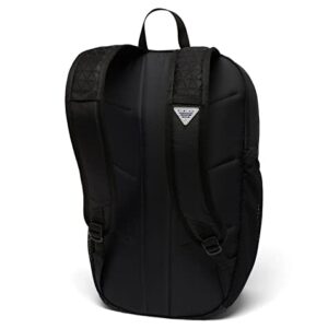 Columbia Unisex PFG Terminal Tackle 22L Backpack, Black/Hooks, One Size
