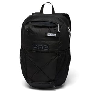 Columbia Unisex PFG Terminal Tackle 22L Backpack, Black/Hooks, One Size