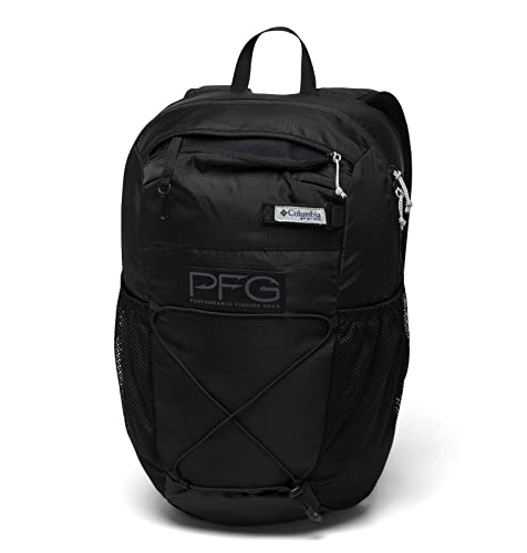 Columbia Unisex PFG Terminal Tackle 22L Backpack, Black/Hooks, One Size