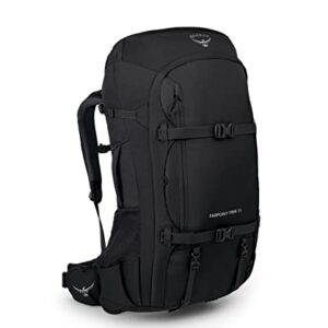 Osprey Farpoint Trek 55L Men's Travel Backpack, Black, One Size