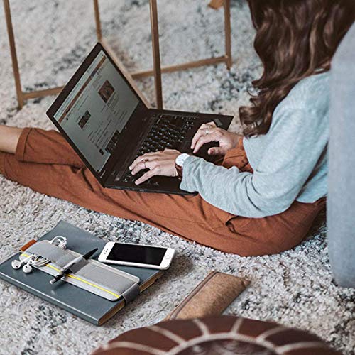 Beblau SLIM Portable Electronic Organizer attachable to laptops & notebook | Backpack & desktop organizers Office, Home & School | Working from Home Solution | Laptop accessory | BIRTHDAY GIFT DARK