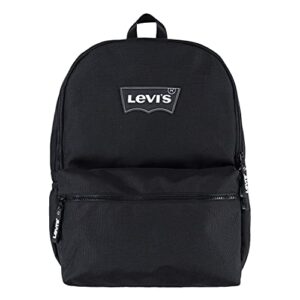 levi's unisex-adults classic logo backpack, black, one size