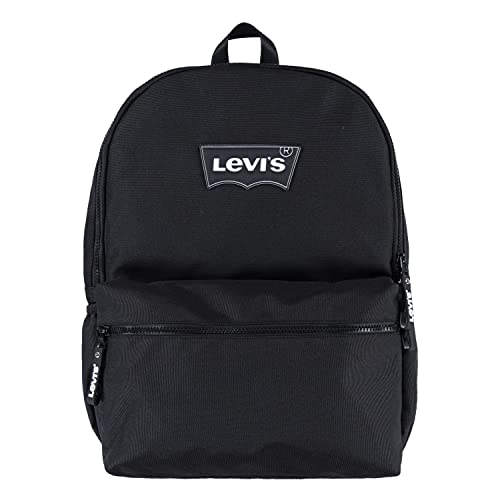 Levi's Unisex-Adults Classic Logo Backpack, Black, One Size