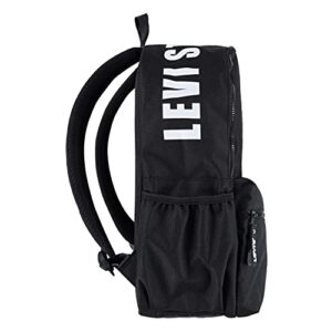 Levi's Unisex-Adults Classic Logo Backpack, Black, One Size