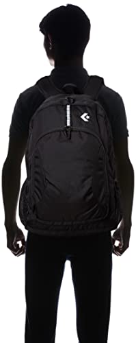 Converse Team Daypack Backpack, Water Repellent, Reflector Function, Capacity: 9.9 gal (37 L), Black