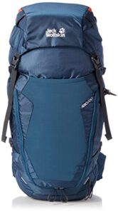 jack wolfskin crosstrail backpacking pack, thunder blue, 32l