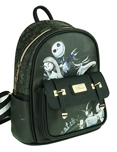 Nightmare Before Christmas 11 inches Vegan Leather Mini Backpack - A21950, Multicoloured