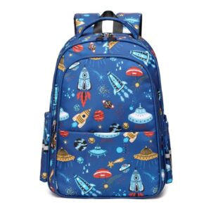 naohshp school backpack for boys, cute space backpack for kids elementary middle school bag bookbag