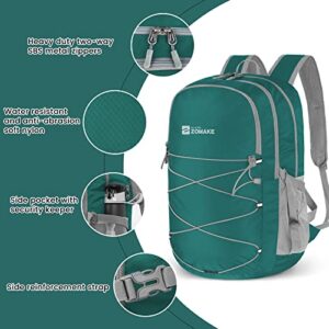 ZOMAKE Packable Backpack 35L:Lightweight Hiking Backpacks - Foldable Water Resistant Back Pack Travel Day Pack for Camping Outdoor Hiking (Olive green)