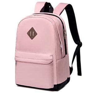 girls backpack - school backpack for girls & teen girls water resistant backpack with laptop & bottle side pockets bookbag for primary elementary middle high college school bag for gym sports
