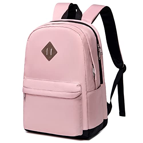 Girls Backpack - School Backpack for Girls & Teen Girls Water Resistant Backpack with Laptop & Bottle Side Pockets Bookbag for Primary Elementary Middle High College School Bag for Gym Sports