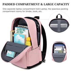 Girls Backpack - School Backpack for Girls & Teen Girls Water Resistant Backpack with Laptop & Bottle Side Pockets Bookbag for Primary Elementary Middle High College School Bag for Gym Sports