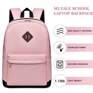 Girls Backpack - School Backpack for Girls & Teen Girls Water Resistant Backpack with Laptop & Bottle Side Pockets Bookbag for Primary Elementary Middle High College School Bag for Gym Sports