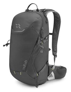 rab aeon series backpack for hiking and outdoors, aeon 35 liter, anthracite