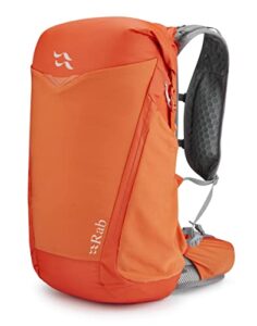 rab aeon ultra 28 lightweight hydration pack for hiking and trail running - firecracker - 28 liter