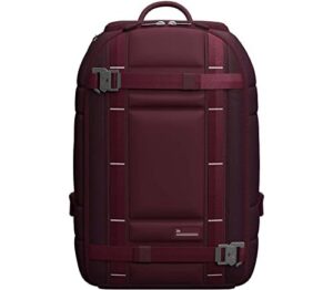 db journey the ramverk backpack | raspberry | 21l | full frontal opening, mesh pockets, durable build