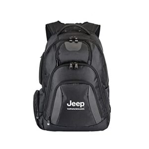 jeep wrangler laptop backpack - black