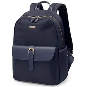 golf supags womens laptop backpack with separate compartment, stylish travel work backpacks water resistant computer bag fits 14 inch notebook (navy blue)