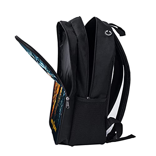Hemexs Unisex 3d Printing Game Backpack Fashion Backpack Travel Light Backpack Casual Backpack E