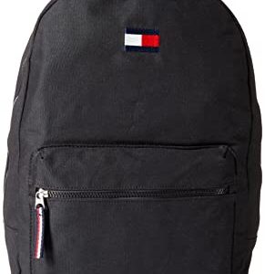 Tommy Hilfiger mens Ardin Backpack, Th Deep Black, One Size US