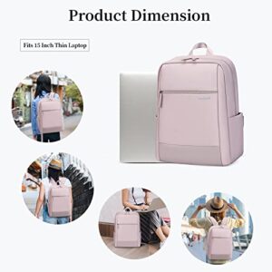 GOLF SUPAGS Laptop Backpack Anti Theft Slim Travel Backpack for Women Water Resistant College Bookbag Fits 15 Inch Thin Notebook