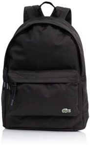 lacostemensclassic backpack with croc logonoirone size