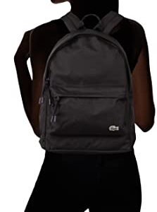 LacosteMensClassic Backpack With Croc LogoNoirOne Size