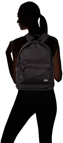 LacosteMensClassic Backpack With Croc LogoNoirOne Size