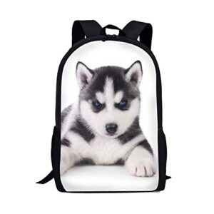 printpub cute dog design kids backpack boys animal school book bag girls teens casual daypack